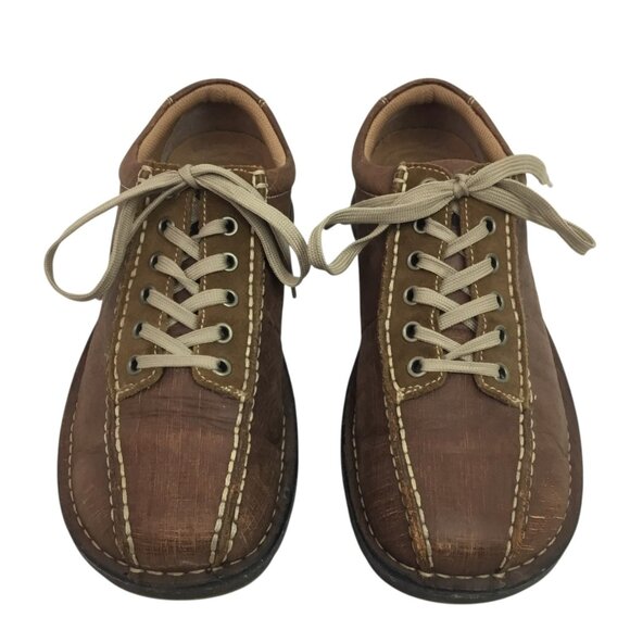 Dr. Martens Mens 9 Brown Casual Lace-Up Oxford Sneakers Shoes - Picture 2 of 12